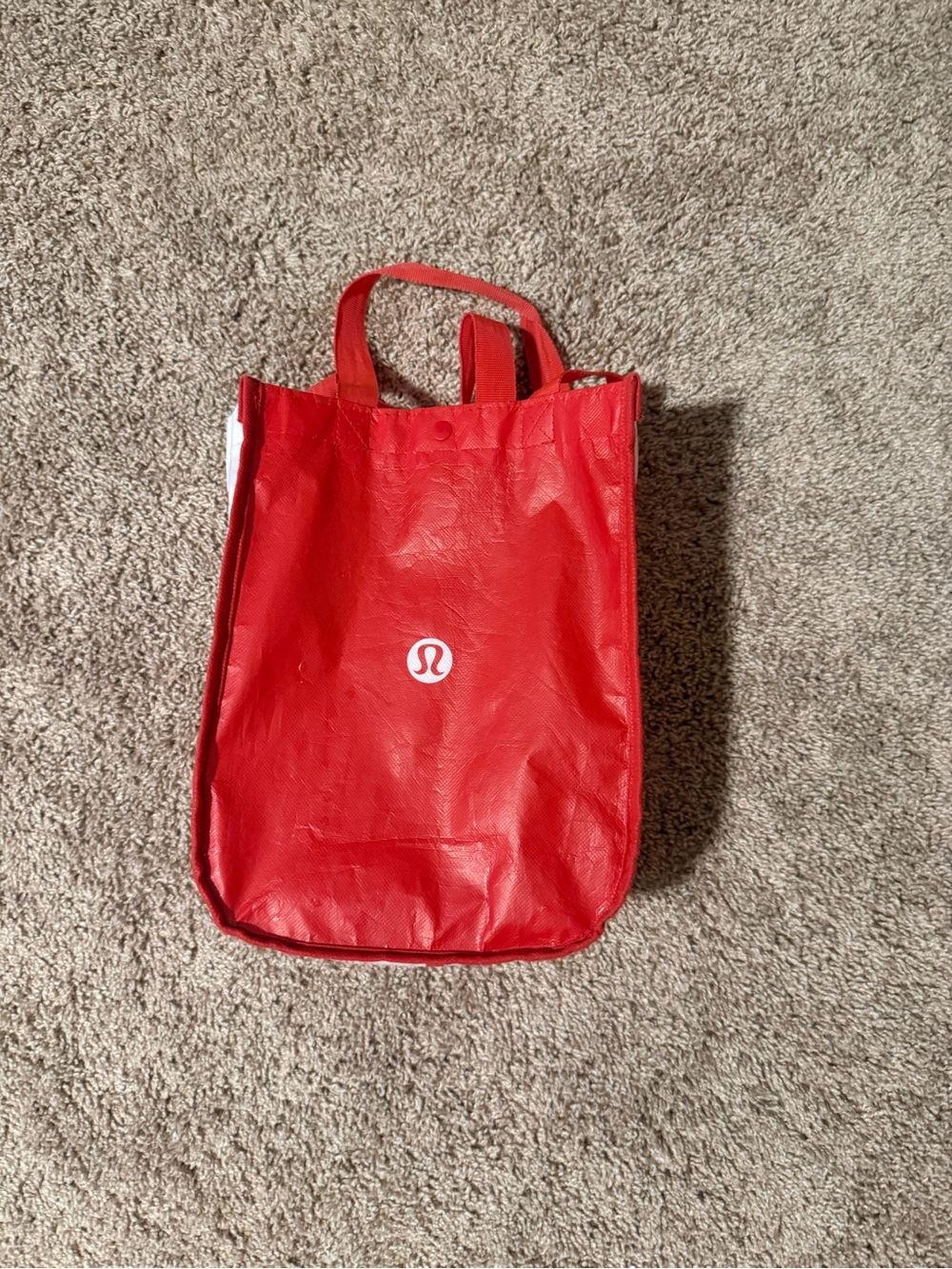Lululemon Red Tote Bag